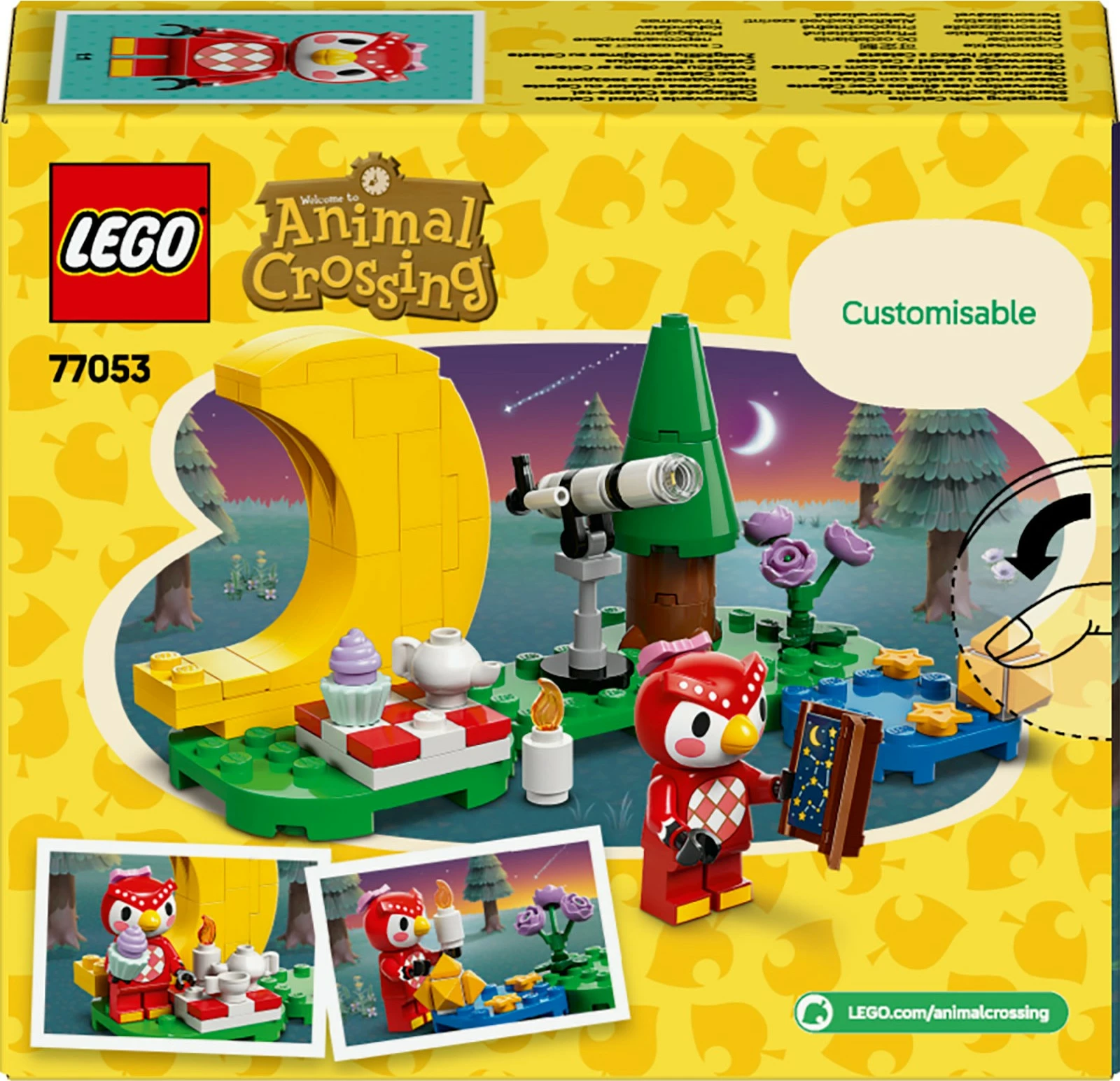 Set ndërtimi LEGO Animal Crossing 77053, 78 pjesë, shumëngjyrësh