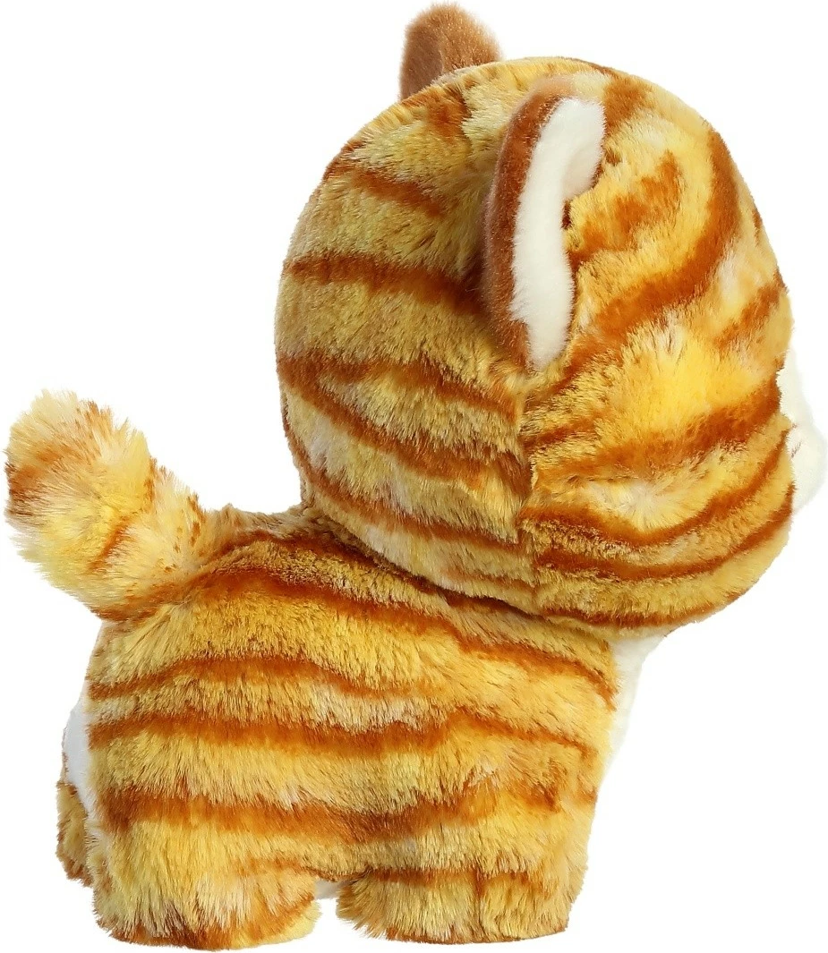 Lodër pelushi Daffi Teddy Pets, mace tabby portokalli, 19 cm