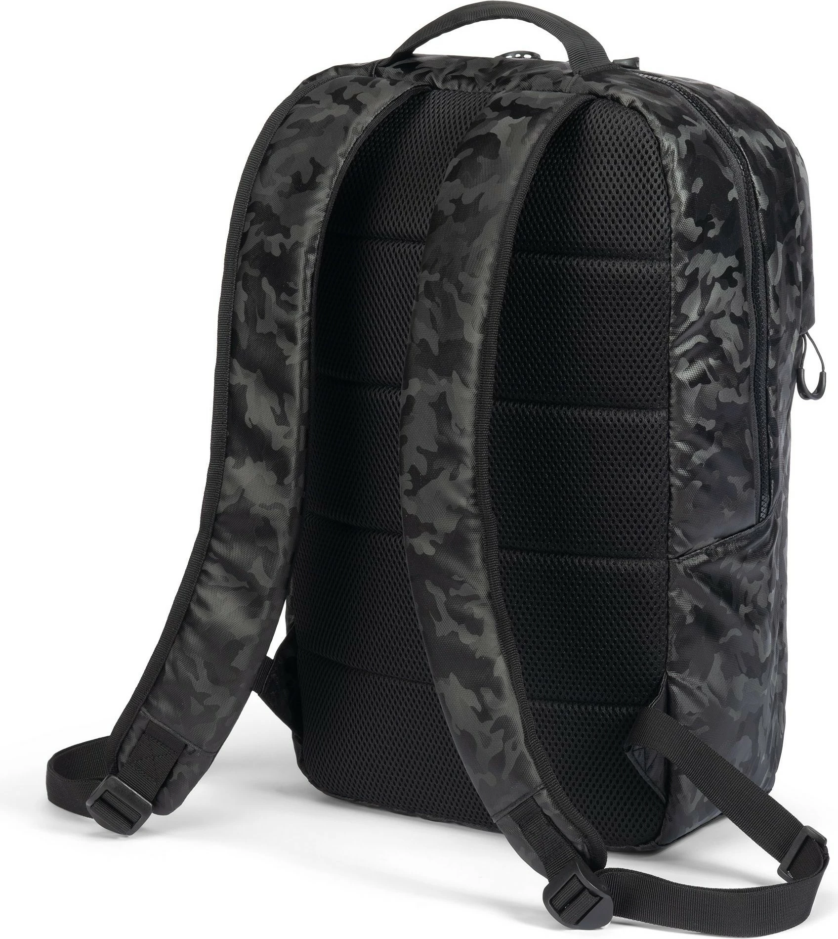 Çantë shpine DICOTA D32126, 16", xhepa të jashtëm, poliestër, kamuflazh