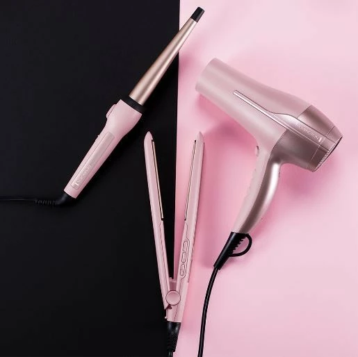 Hekur për drejtim flokësh Remington Coconut Smooth S5901, qeramik, rozë