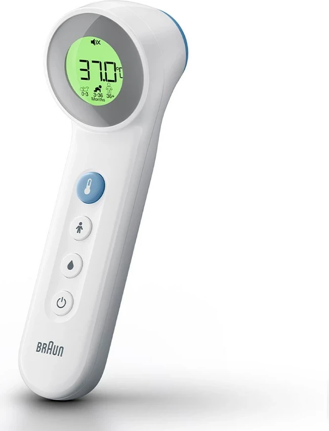 Termometër balli Braun BNT400, remote sensing, i bardhë