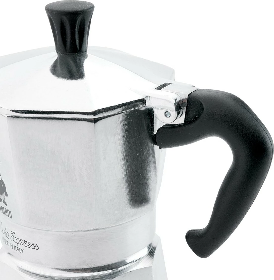 Moka Express Bialetti, 0.06 L, alumini, e zezë