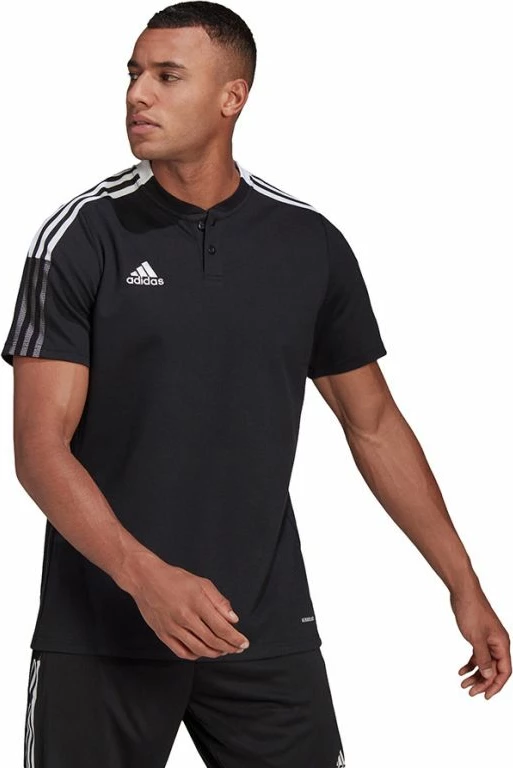 Maicë polo për meshkuj adidas Tiro 21, e zezë