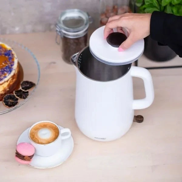 Ibrik elektrik MPM MCZ-115, 1.5 L, 1800 W, Bardhë