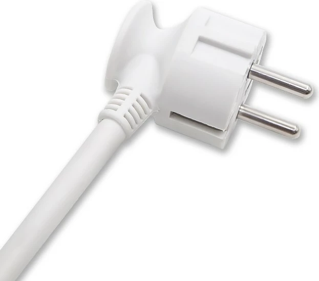 Kasë Qoltec 50288 me 4 dalje, 1.8m, Bardhë-Gri