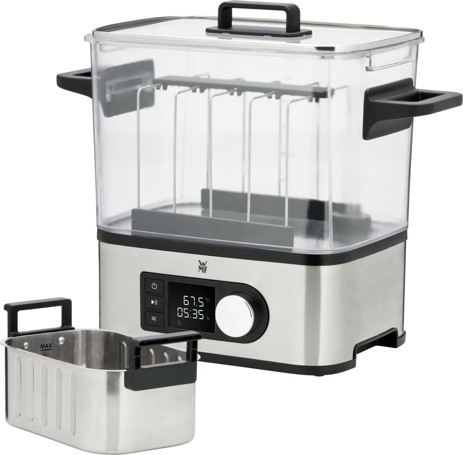 Sous vide WMF Lono 0415360011, 1500W, inox, LCD ekran