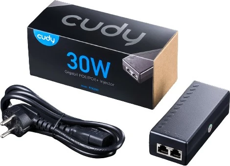 PoE Injector Cudy POE200, Gigabit Ethernet, i zi