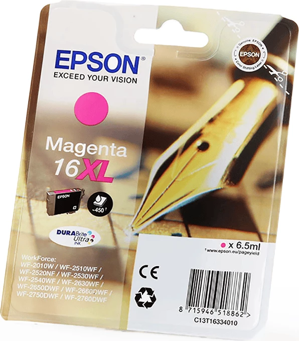 Kartush boje, Epson, 16XL C13T16334012, 6.5 ml, XL, Magenta
