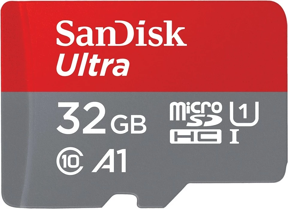 Kartelë SanDisk Ultra 32 GB MicroSDHC Class 10 120 MB/s Gri Kuqe