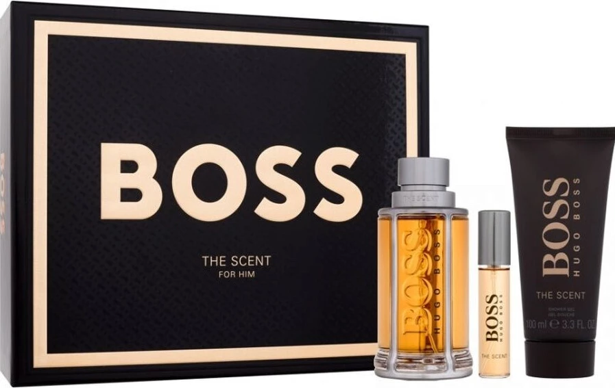 Set Eau de Toilette 100 ml, Shower Gel 100 ml, Post-Shave Balm 10 ml Boss The Scent 