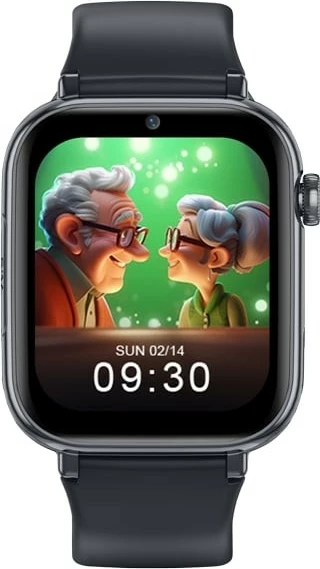 Smartwatch Maxcom FW59 Kiddo 4G për fëmijë, i zi