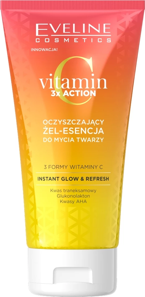 Xhel pastrues fytyre për femra Eveline Cosmetics Vitamin C 3x Action, 150ml