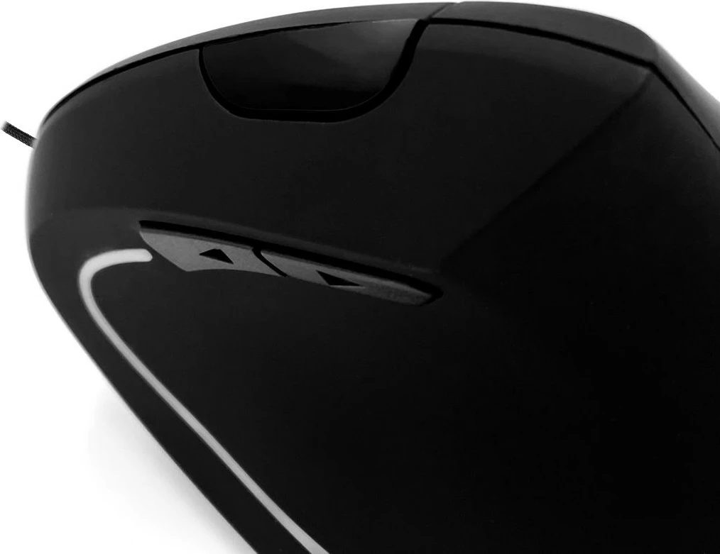 Maus vertikal Media-Tech Vertic MT1122, me ndriçim shumëngjyrësh, me kabllo, i zi