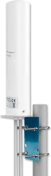 Antenë 4G LTE Qoltec 57045, omnidireksionale, 12dBi, e bardhë, për jashtë