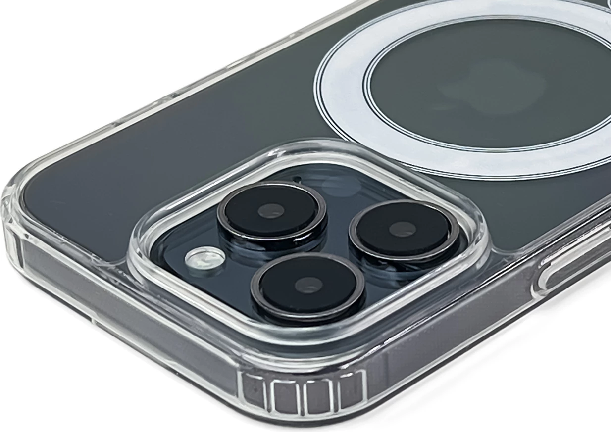 Mbështjellës Hurtel MagSafe për iPhone 17 Pro Max, Transparent