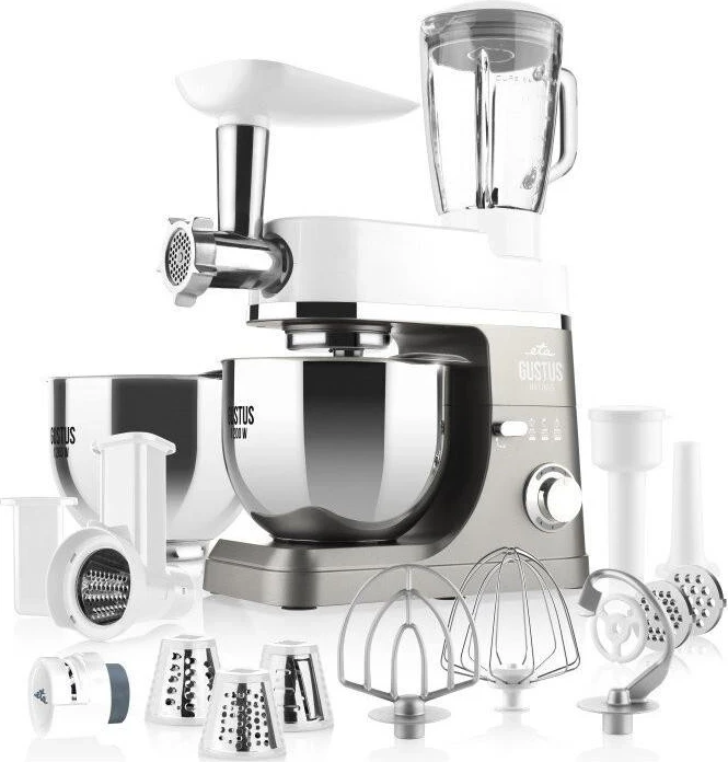 Mikseri ETA Gustus Maximus IV, me ngjyrë të bardhë-argjendtë