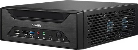 Kasë Shuttle Barebone XPC slim XH610, LGA1200, 2xSODIMM DDR4, 2xM.2, 3xSATA, 1xHDMI, 1xDP, 1xVGA, e zezë