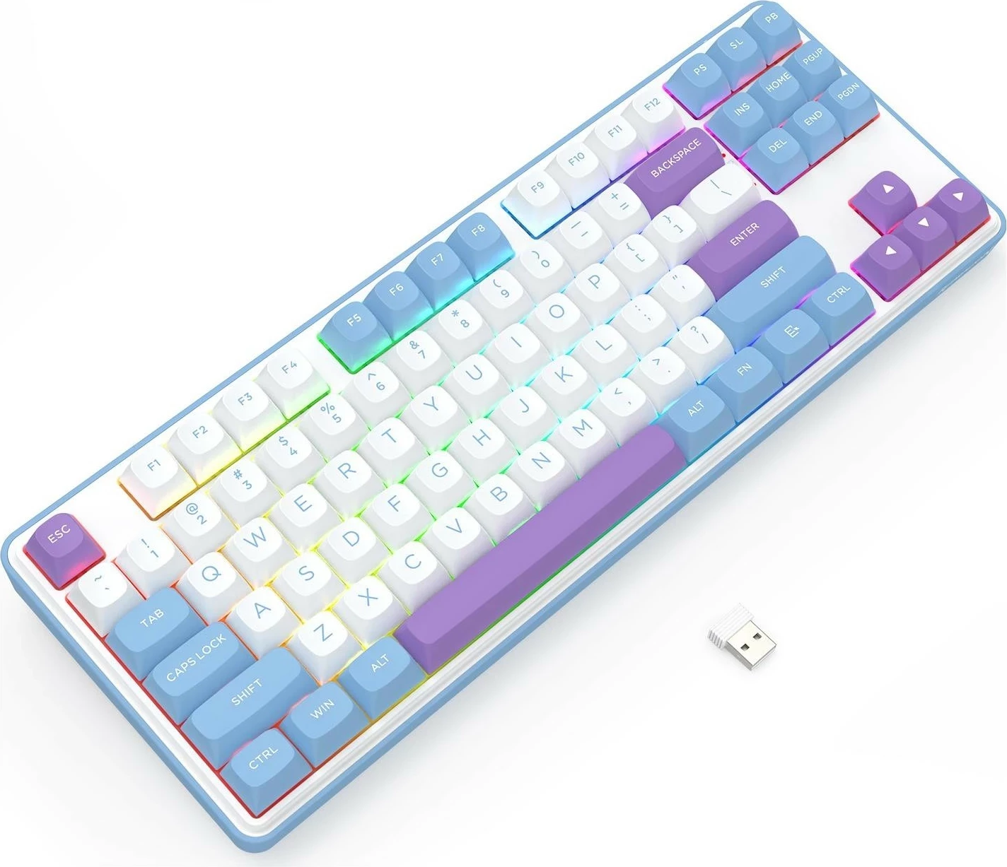 Tastierë Redragon K707WBP-RGB-PRO StarBlade, RGB, mekanike, e bardhë