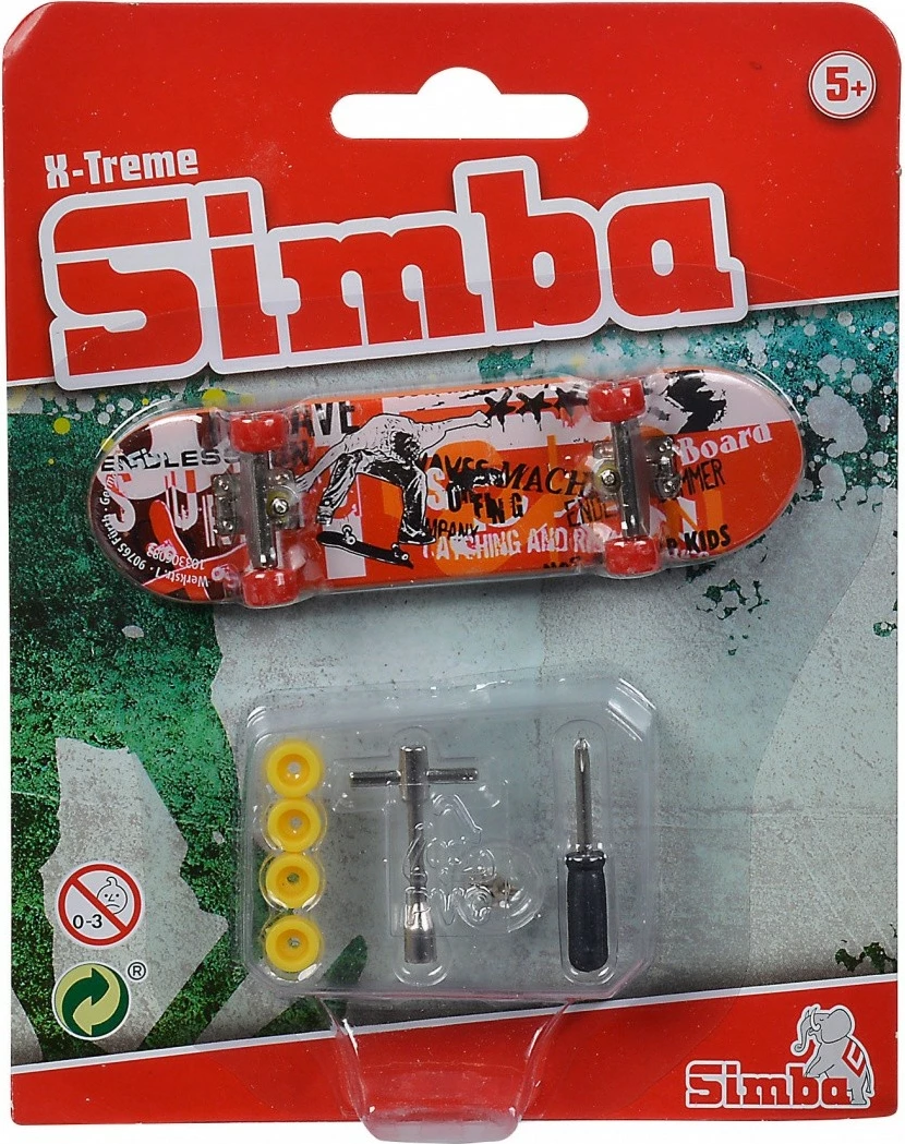 Fingerboard Simba X-Treme, 6 lloje të ndryshme, me aksesorë