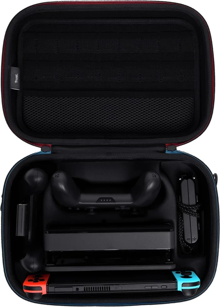 Mbështjellës Trust GXT 1247 për Nintendo, i zi, blu, kuq