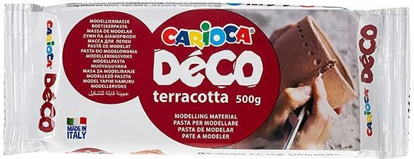 Argjilë për modelim Carioca Decò 500gr Terracotta
