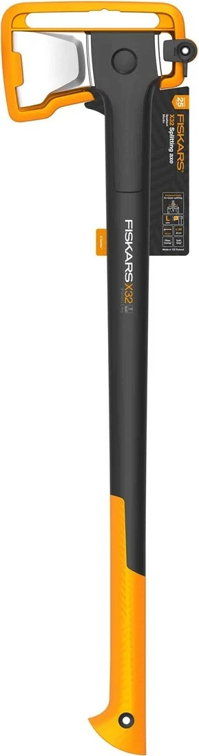 Sëpatë Fiskars X-series X32, për ndarje druri, 2.44 kg, zezë/portokalli/çelik