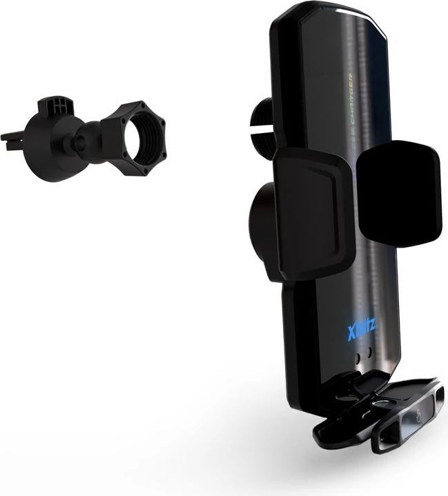 Mbajtës automatik për veturë Xblitz FX2 EXCLUSIVE me karikim wireless, i zi