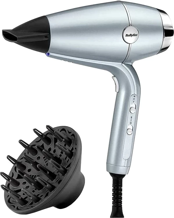 Tharëse flokësh BaByliss Hydro Fusion D773DE, 2100W, e kaltër