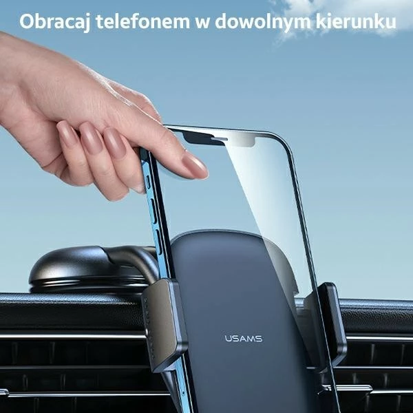 Mbajtës telefoni për veturë USAMS US-ZJ063, i zi