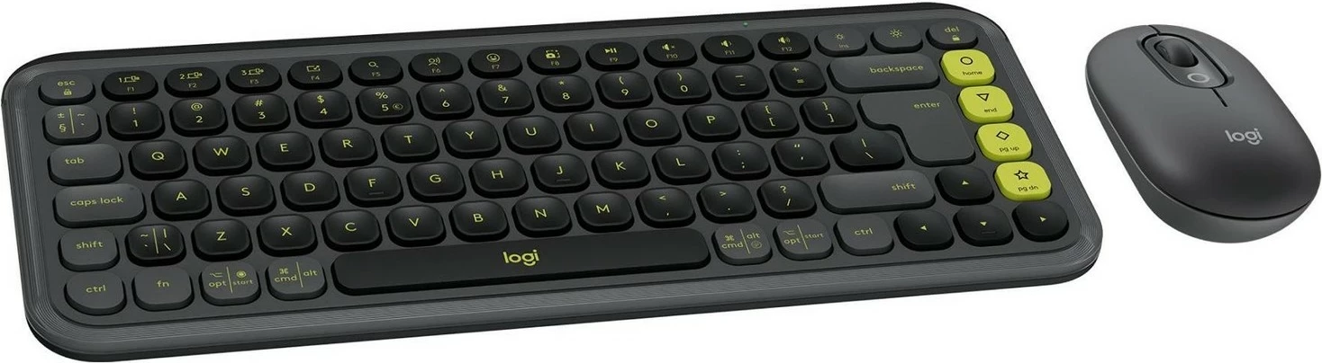 Tastierë dhe maus Logitech POP ICON Combo, grafit
