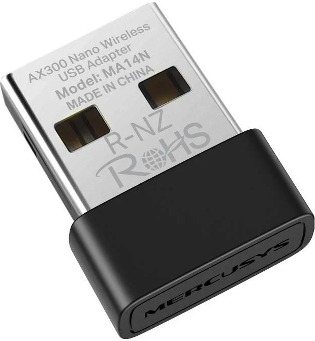 Adapter Wi-Fi Mercusys MA14N AX300 Nano, USB, Wi-Fi 6