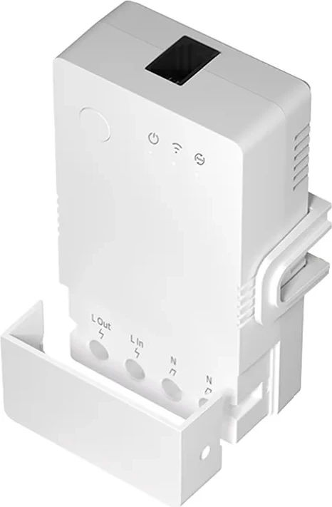 Kontrollues i mençur Sonoff THR320, 20A, WiFi, për temperaturë dhe lagështi, i bardhë