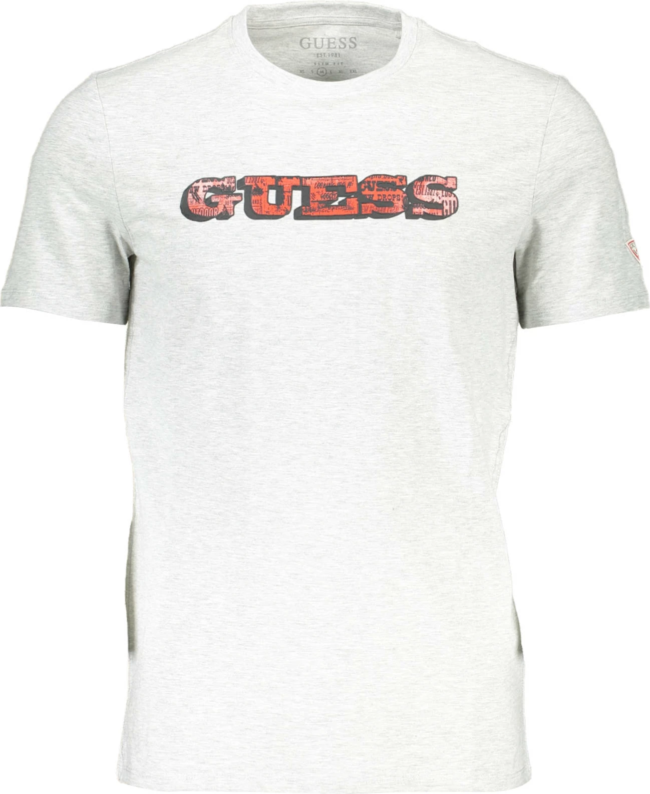 Maicë për meshkuj GUESS JEANS, gri