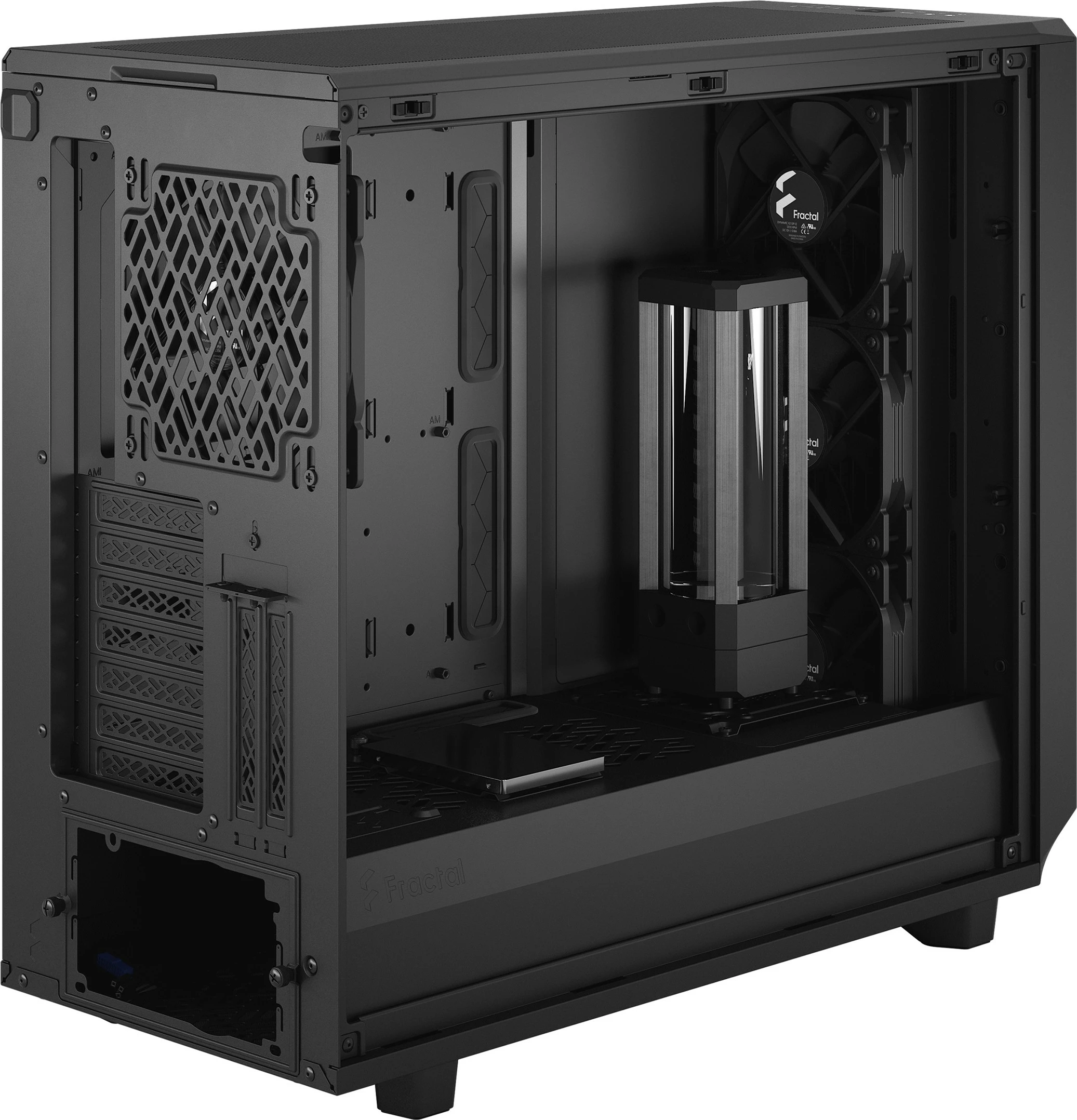 Kasë Fractal Design Meshify 2, Tower, ATX, EATX, micro ATX, Mini-ITX, e zezë