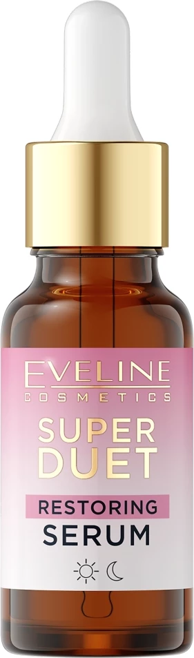 Serum për fytyrë Eveline Cosmetics Super Duet Repairing për femra, 18ml