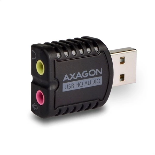 Kartë zanore e jashtme AXAGON ADA-17, USB 2.0 MINI, 96kHz/24-bit, e zezë