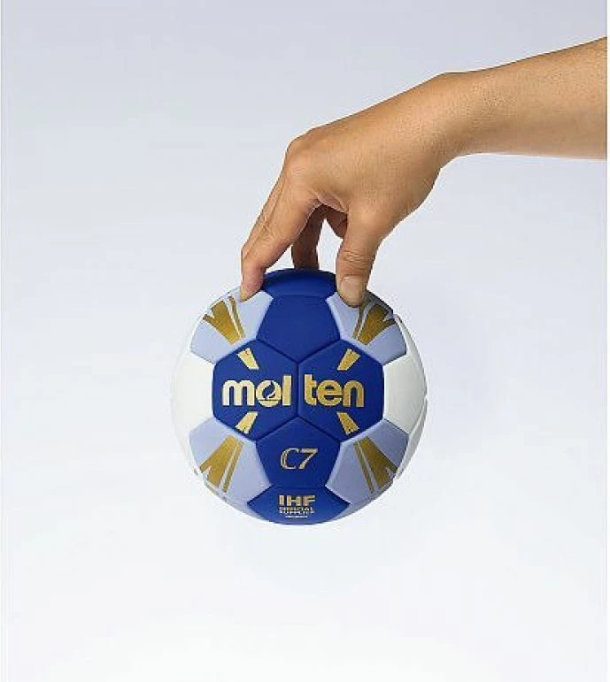 Top për Hendboll Molten, i bardhë me blu dhe ari