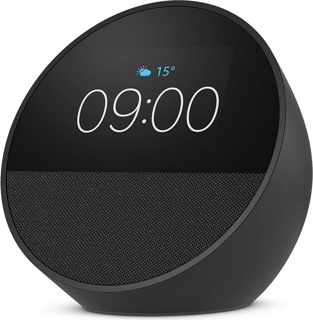 hub shtëpie inteligjente Amazon Echo Spot B0C2S2J7JP standard, e zezë