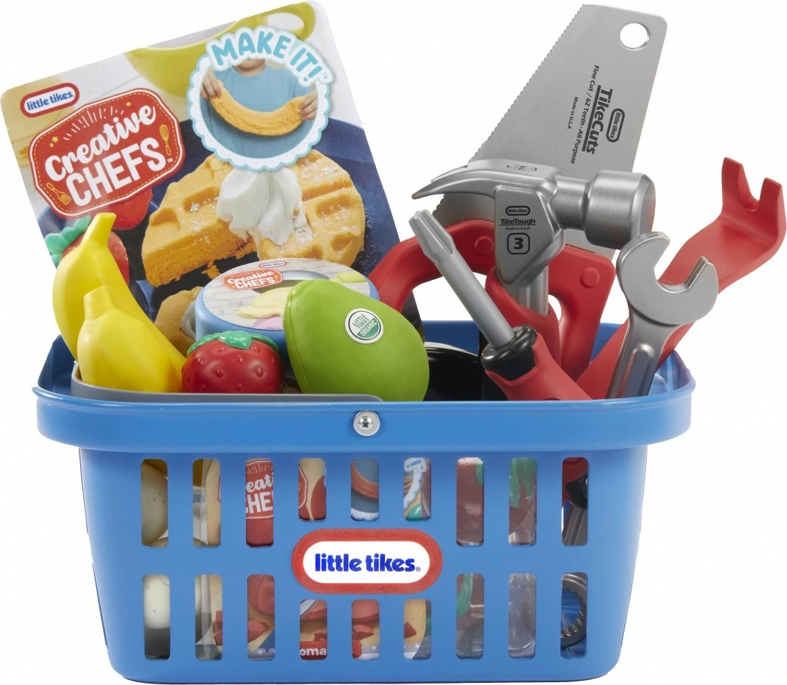 Set lojërash shportë blerjesh, Little Tikes Creative Chefs 643781-EUC, plastikë, mosha 3+, pa bateri, shumëngjyrëshe