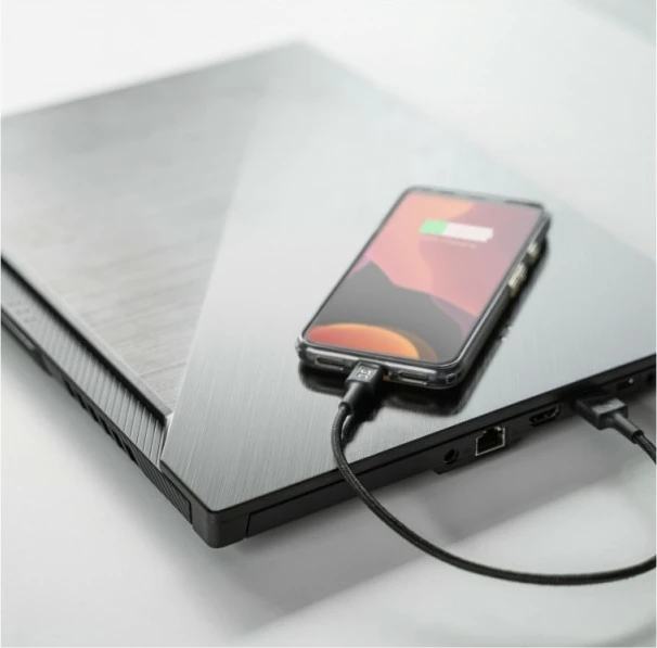 Kabllo Green Cell GC PowerStream USB-A në Lightning, 200 cm, e zezë