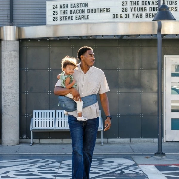 Mbajtëse bebe 5-në-1 me sedilje në ije, B-kids, 150300012, 0m+ 5.5–20.4 kg, gri