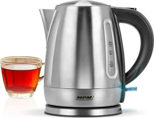 Ibrik elektrik MPM MCZ-118, 1 L, 1630 W, çelik inox