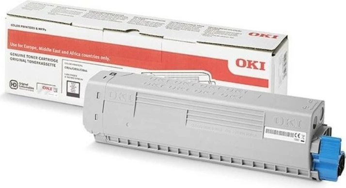 Toner OKI 47095704, për printer C824/C834/C844, 5000 faqe, i zi
