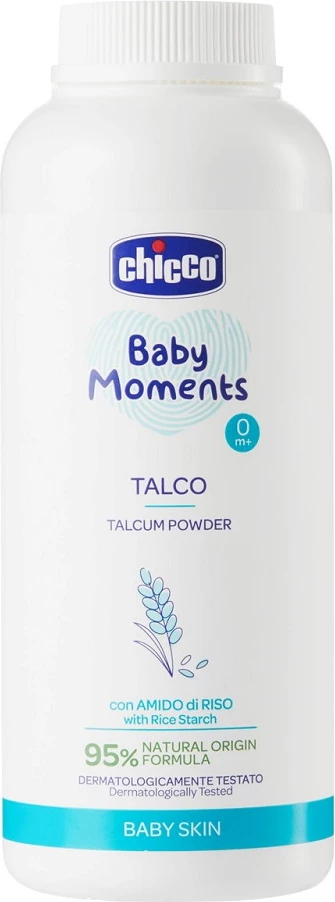 Pluhur për trup për fëmijë Chicco Baby Moments, 150g