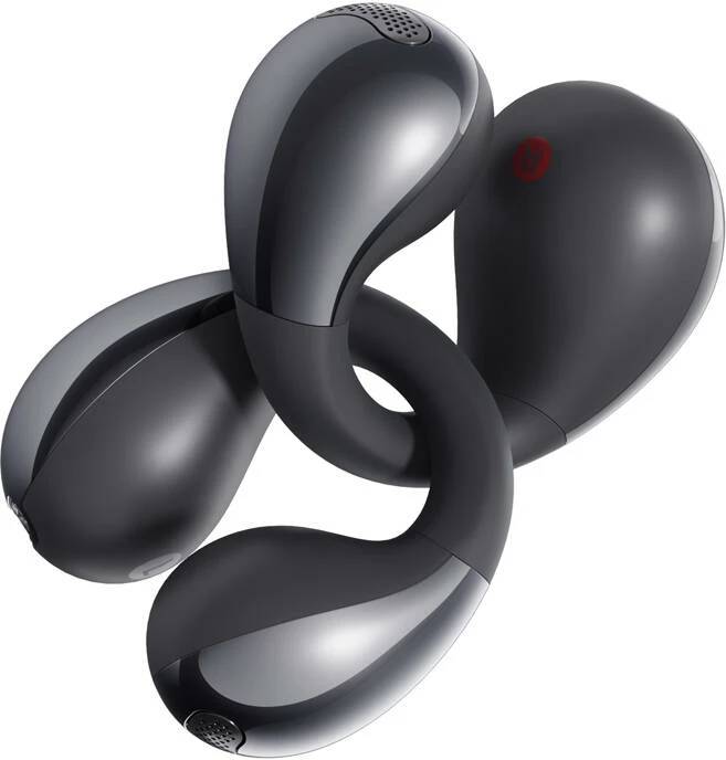 Kufje QCY Crossky Clip C30, wireless, Bluetooth 5.4, të zeza, me kuti karikimi