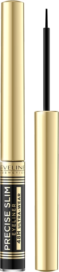 Eyeliner për femra Eveline Cosmetics Precise Slim Eye Liner Vinyl Black 2.8ml