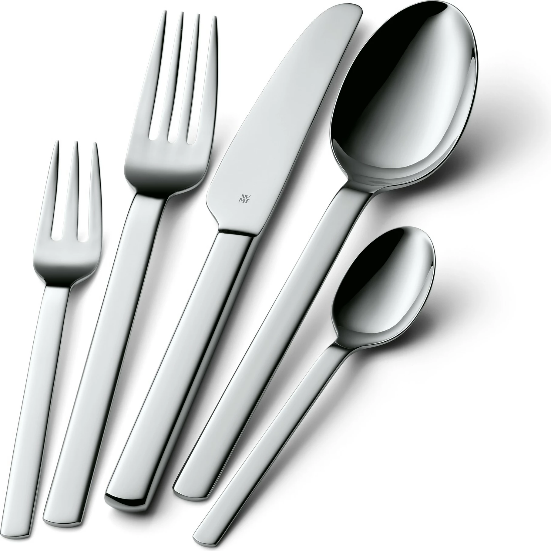 Set lugë-pirun-thikë WMF Palma 30 copë, inox