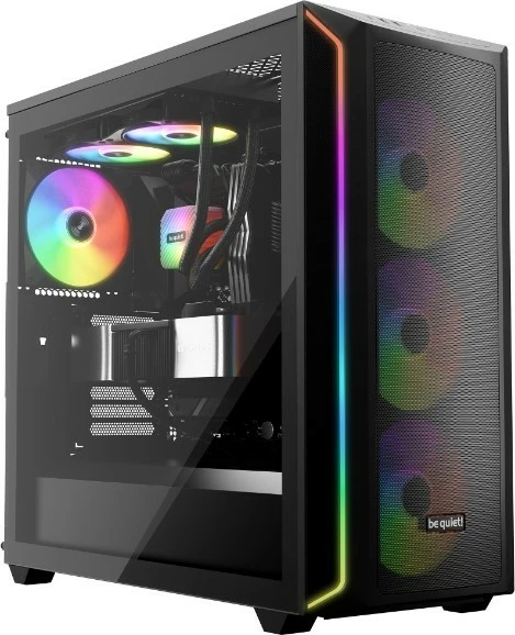 Kasë ventilatorë Be quiet! Light Wings LX 140mm PWM, set 3 copë, ARGB