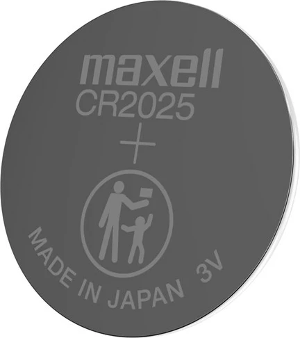 Bateri litiumi Maxell CR2025, 3V, 2 copë, argjend