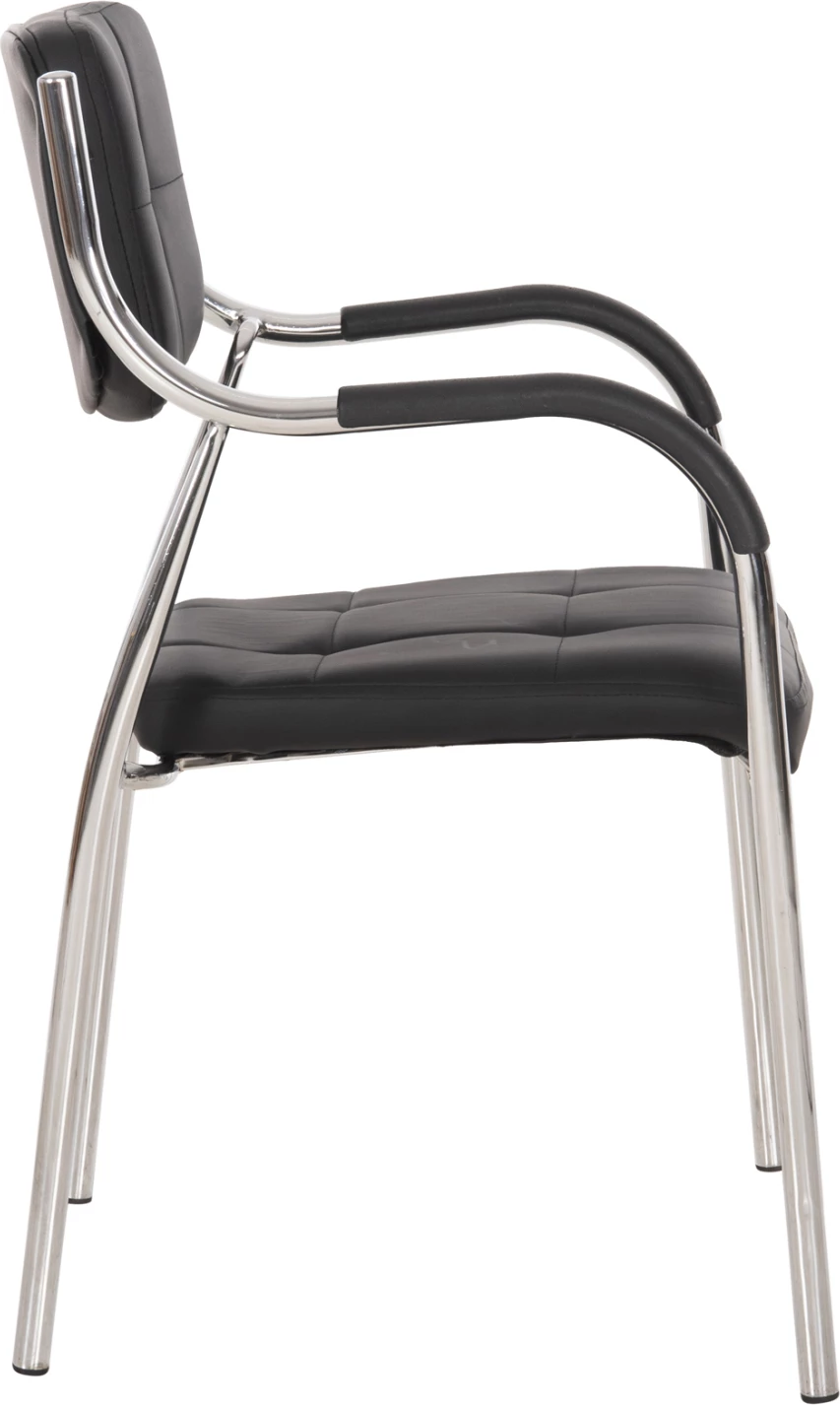 Karrige për zyre konferencash OBERON FH1018.01, e zezë